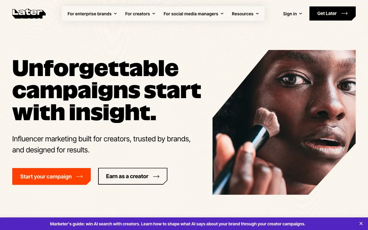Later website, September 2026