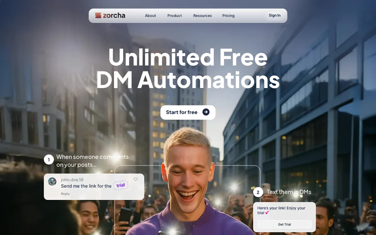 Zorcha's homepage, October 2026